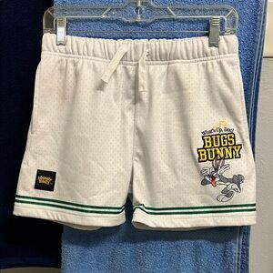 Looney Tunes Kids White Shorts